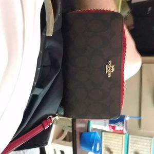 Long Zip up leather wallet